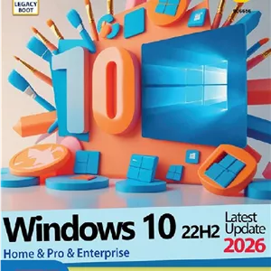 ویندوز Windows 10 22H2 Home,Pro,Enterprise 2026 32&64-bit گردو