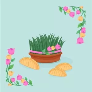 دانلود وکتور سبزه نوروز