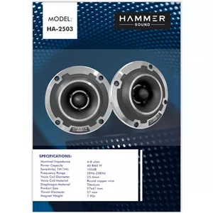 سوپر تیوتر HAMMER SOUND مدل HA-2503