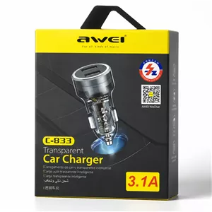 شارژر فندکی Awei مدل C‑833