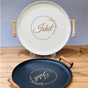 سینی فلزی رنگ کوره ای