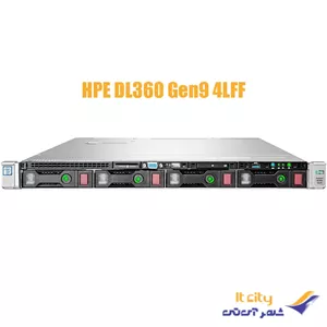 سرور اچ پی  DL360 G9 - 4LFF اقتصادی (32GB DDR4-2400 , 2x450GB HDD SAS)