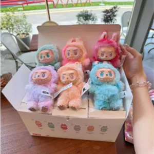 عروسک لبوبو انرژی ( labubu ) اوجینال اصل Rainbow ( همراه با جعبه شانسی )