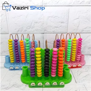 چرتکه آموزشی ریاضی مدل 5 میله ای