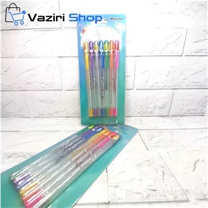 خودکار رنگی اکلیلی میوه ای عطری 7 رنگ فانتزی