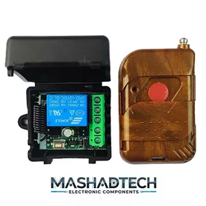فرستنده و گیرنده کد لرن تک کانال 12 ولت فرکانس 315MHz