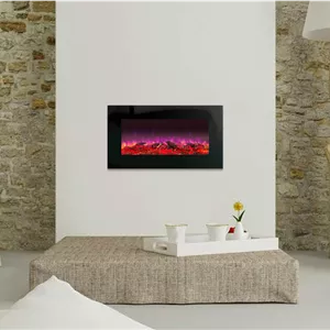 شومینه دیواری برقی مدرن سایز 100 شومینه مارکت طرح LCD