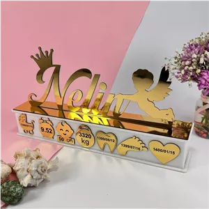 استند اسم کودک طرح فرشته بالدار مدل sk107