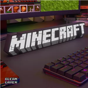 لایت باکس گیمینگ طرح Minecraft مدل g122