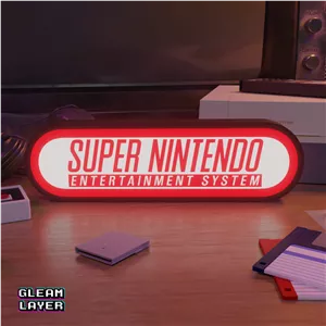 لایت باکس گیمینگ طرح  Super Nintendo مدل g124