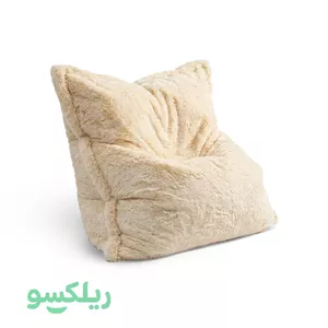 مبل شنی تختی کرمی خز | مدل گلد