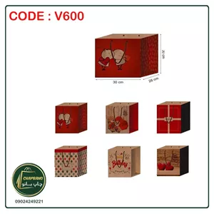 پاکت کادو کرافت فانتزی سایز 30 در 30 مجموعه 12 عددی
