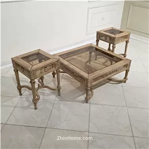 میز جلومبلی و عسلی نئوکلاسیک آراد