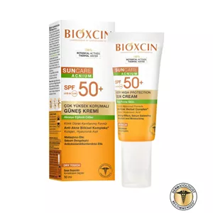 ضد آفتاب بی رنگ ضدلک وضد جوش پوست چرب Bioxcin اصل (با ضمانت)