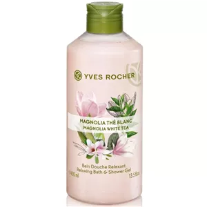 ژل دوش گل مگنولیا و چای سفید ایوروشه Yves Rocher Magnolia White Tea حجم 400 میلی لیتر