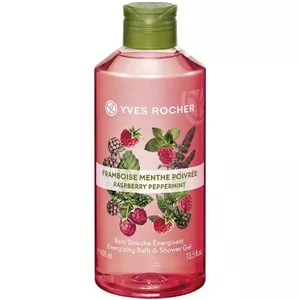 ژل دوش تمشک و نعناع ایوروشه Yves Rocher Raspberry Peppermint حجم 400 میلی لیتر