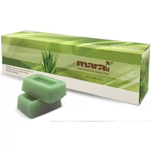 موم وکس مکعبی آلوئه ورای مارال Maral Hair Remover بسته 10 عددی 