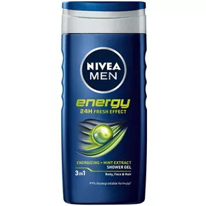 ژل دوش انرژی دهنده آقایان نیوا Nivea Men Energy حجم 250 میلی لیتر