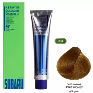 رنگ مو سوبارو شماره 8.54 رنگ عسلی روشن حجم 120میلی لیتر