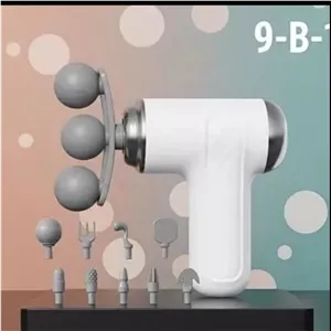 ماساژور تفنگی مدل LM130 گیربکس هوشمند شش سرعته 12 کاره