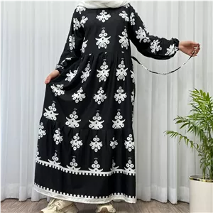 پیراهن ساحلی زنانه بوگاتی فری سایز تا 48 قد 135 چهارفصل شیک و راحت بدون آبرفت و رنگ رفت