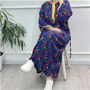 پیراهن ساحلی زنانه ترکمنستان طلاکوب گل ریز فری سایز تا 54 جنس نخی چهارفصل شیک