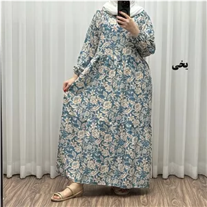 پیراهن فلور بوگاتی فری سایز تا 48 بنددار چهارفصل شیک و راحت بدون آبرفت و رنگ رفت