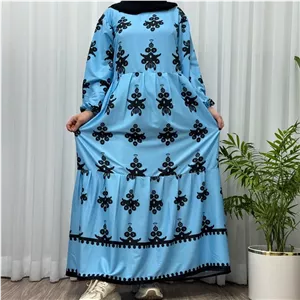 پیراهن ساحلی زنانه بوگاتی فری سایز تا 48 قد 135 چهارفصل شیک و راحت بدون آبرفت و رنگ رفت