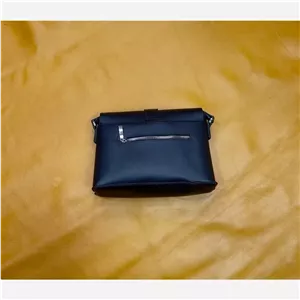 کیف دوشی چرم گاوی اصل زنانه مدل k46 مشکی و عسلی