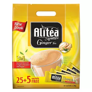 شیر چای فوری زنجبیل علی تی بسته 30 عددی