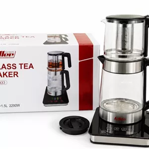 چای ساز فلر مدل TS-333 با ظرفیت ۲/۲ لیتر و قوری1/5لیتر