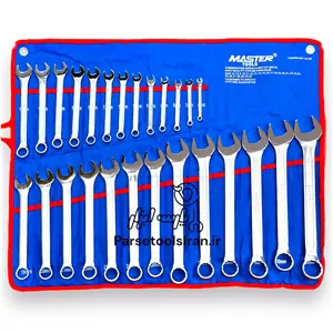 مجموعه ۲۶ عددی آچار یکسر تخت و رینگی مستر مدل MT110-26