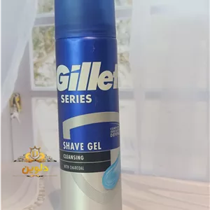ژل اصلاح ژیلت GILLETTE اصل اروپا مدل Cleansing حجم 200 میلی لیتر
