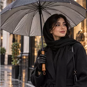 چتر دسته صاف