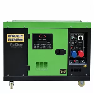 موتور برق 12 کیلووات دیزلی سوپر سایلنت ریموت‌دار ETQ مدل DG12S1