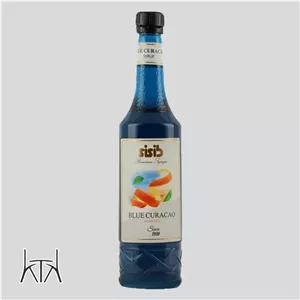 سیروپ سی سیب طعم بلوکاراسائو SISIB Blue Curacao