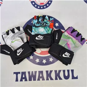 دستکش بدنسازی زنانه NIKE طرح آبرنگی