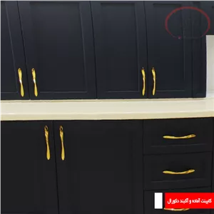 کابینت نئوکلاسیک سرمه ای دکور مغازه