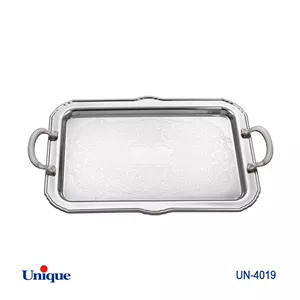 سینی استیل یک میل بدون پایه UNIQUE UN-4019