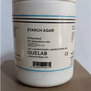 محیط کشت استارچ آگار ۱۰۰ گرمی کمپانی کیولب(Q lab)کانادایی
