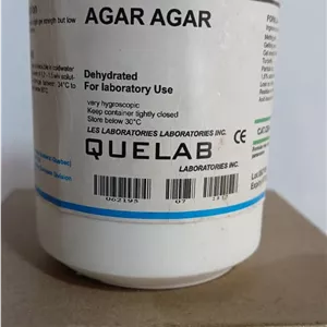 محیط کشت میکروبی آگار آگار ۱۰۰ گرمی کمپانی کیولب(Q lab)کانادا