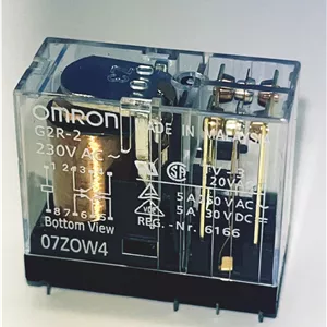 رله امرون 220 ولت 5 آمپر 8 پایه سوزنی|Omron G2R-2 220V