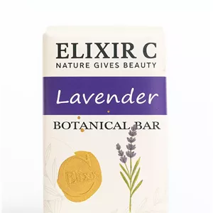 بوتانیکال بار اسطوخودوس ElixirC | پن گیاهی آرامش‌بخش و نرم‌کننده قوی صورت و بدن