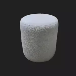 پاف مدل گردجنس پارچه تدی قطر ۳۸ ارتفاع ۴۲