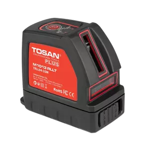 تراز لیزری دو خط نور قرمز M1013RLLTسه پایه و کیف برزنتی(ساخت چین)