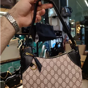 کیف چرم مصنوعی زنانه گوچی طرح اصلی وارداتی دستی ودوشی