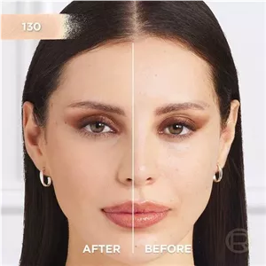 پنکک لورال شماره 130 اینفالیبل فرش ور - رنگ True Beige با حجم 9 گرم