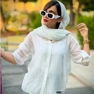 شومیز شیشه ای ساده