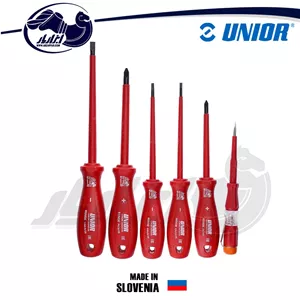 پیچ گوشتی ستاره ای عایق برق یونیور مدل 621CS6VDE-TBI بسته 6 عددی