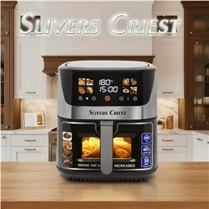 سرخ کن دوالمنت سیلورکرست- ظرفیت 14 لیتری جلو شیشه ای قدرت 2200W وات- مدل SCS-6090-D